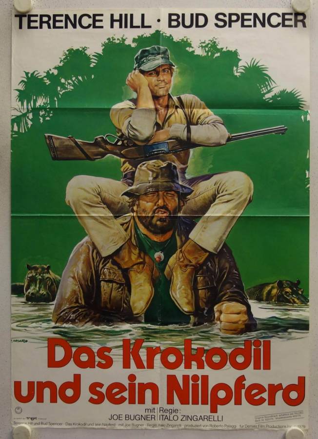 Das Krokodil und sein Nilpferd originales deutsches Filmplakat